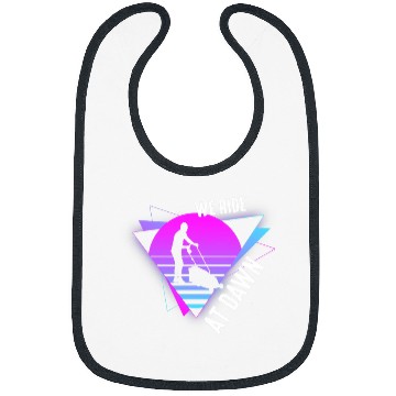 Discover Lawn Mower Fun We Ride At Dawn Vaporwave Lawn Mower Gardening Gardener Bibs