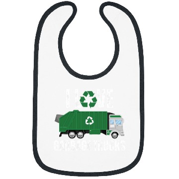 Discover I Love Garbage Trucks Funny Garbage Truck Driver Recycling 22 Bibs
