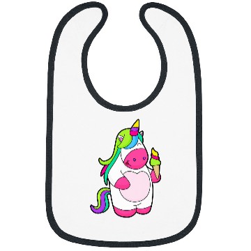 Discover Unicorn Pet Waffle ice cream Bibs