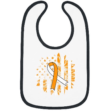 Discover Multiple Sclerosis Ribbon Orange Ribbon Multiple Sclerosis Awareness Sunflower Bibs