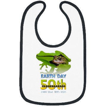 Discover Frog Pet Earth Day 50th Anniversary Frog and Toad Silhouette Bibs