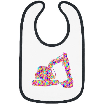 Discover Excavator Fun International Dot Day Colorful Dotted Bibs