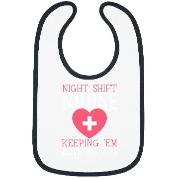 Discover nurses Job Night Shift nurses Graveyard Shift Worker Employee 1 Bibs