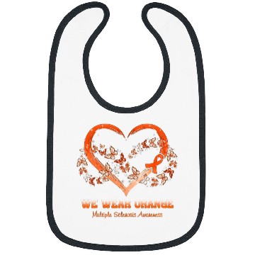 Discover Multiple Sclerosis Ribbon We Wear Orange Bibs