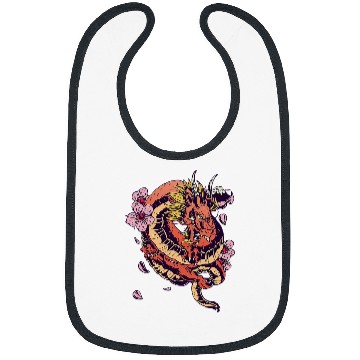Discover Dragon Pet Japanese Dragon Creature Mythological Bibs