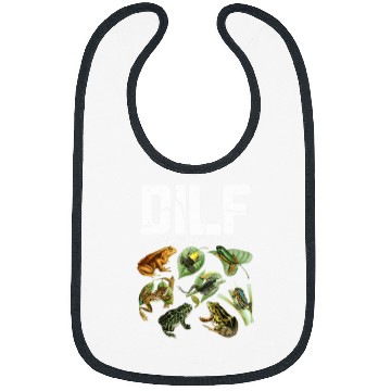 Discover Frog Pet DILF Damn I Love Frogs Toad Amphibian Bibs
