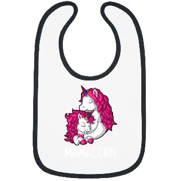 Discover Unicorn Pet Mothers Day Mamacorn Mother Daughter Mum Bibs