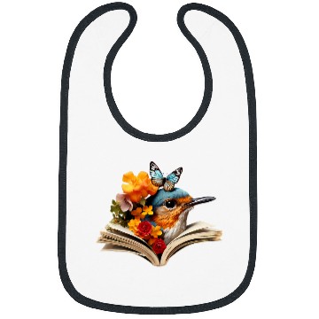 Discover Book Fun Robin Reading Bibs