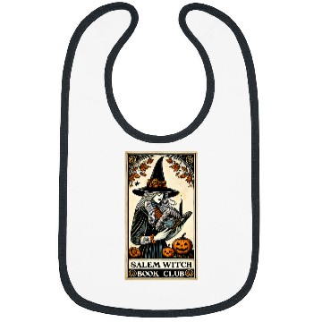 Discover Book Fun Salem Witch Book Club Bibs