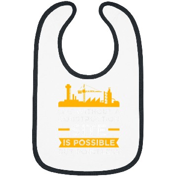 Discover Excavator Fun Construction site Construction manager Bibs