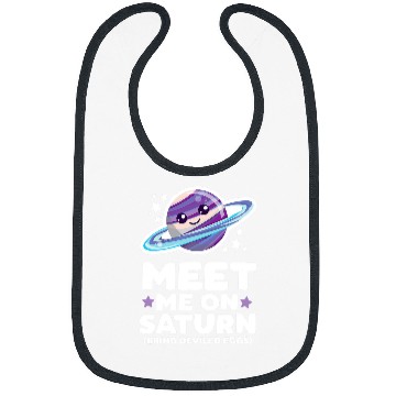 Discover Astronaut Job Meet Me on Saturn Bring Deviled Eggs Kawaii Planet Space Bibs