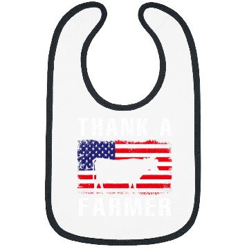 Discover Cow Pet Thank A Farmer Patriotic Daisy Cow American Flag 4th of July 203 Bibs