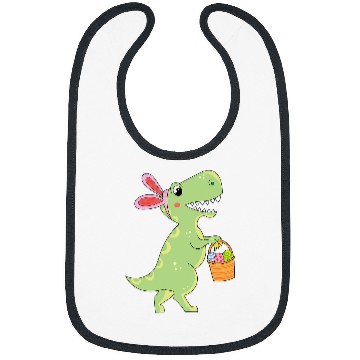 Discover Dinosaur Pet Easter Bunny Dinosaur Easter Bunny TRex Easter Day Bibs