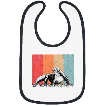 Discover Komodo Pet Dragon Retro Monitor Lizard vintages 2 Bibs