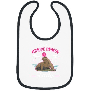 Discover Komodo Pet crazys Komodo Dragon Lady Monitor Lizard Girl 2 Bibs