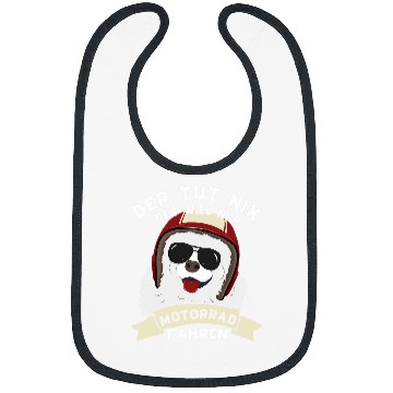 Discover Samoyed Pet Der Tut Nix Der Will Only Motorcycle Dog Biker Bibs