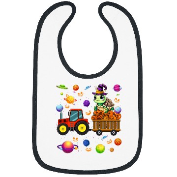 Discover Turtle Pet As Witch On Tractor Pumpkins Cute Universe Space Bibs