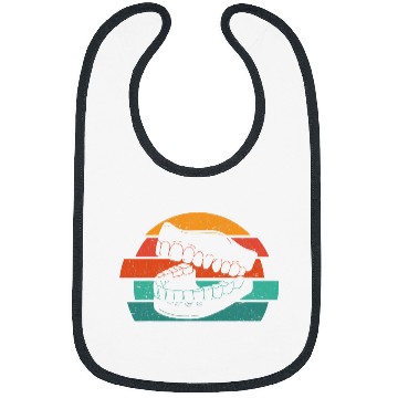 Discover dentists Job Human Dentition Retro Dental Teeth dentistsry Bibs