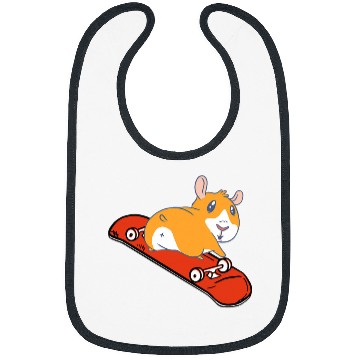Discover Guinea Pig Pet Skateboard 22 Bibs