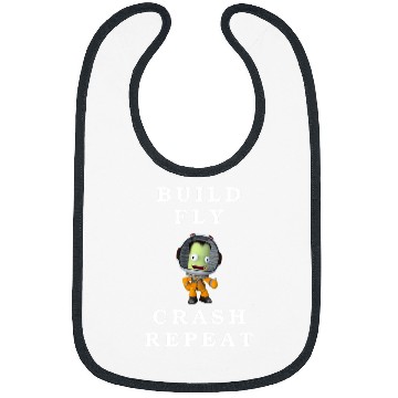 Discover Astronaut Job Space Build Fly Crash Repeat Animation Program Bibs