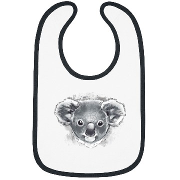 Discover Koala Pet Face Drawing Bibs