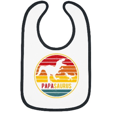 Discover Dinosaur Pet vintages Dad Dinosaur Papasaurus Bibs