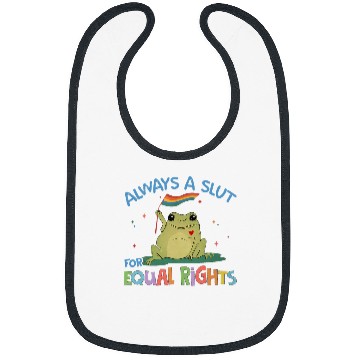 Discover Frog Pet Funny Equal Rights Frog And Toad Say Gay Happy Pride Month Bibs