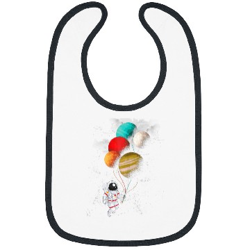 Discover Astronaut Job Space Balloons Moon Mars Galaxy Outer Space Kids23 5 Bibs