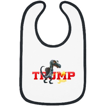 Discover Dinosaur Pet Trump Dinosaur Peeing on AntiTrump Liberal Bibs