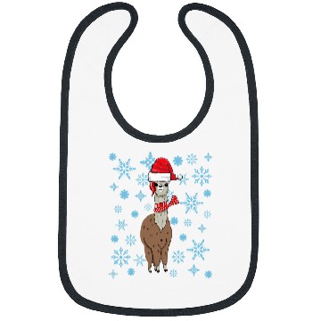 Discover Llama Pet Winter Snow Bibs