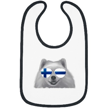 Discover Samoyed Pet Dog Finland Flag Sunglasses Bibs