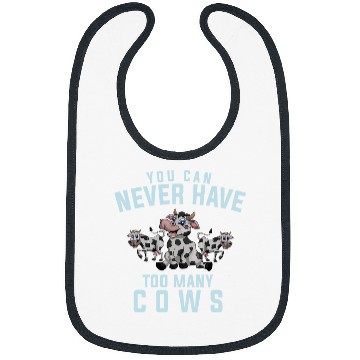 Discover Cow Pet Funny Farm Animal Lover You Can Never Have Too Many Cows Bibs