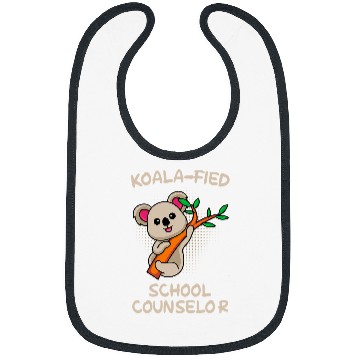 Discover Koala Pet fied Qualified School Counselor Bibs