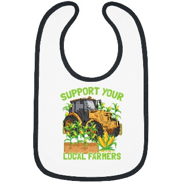 Discover Tractor Fun driving Harvest Corn Tractor Agriculture Farming Bibs