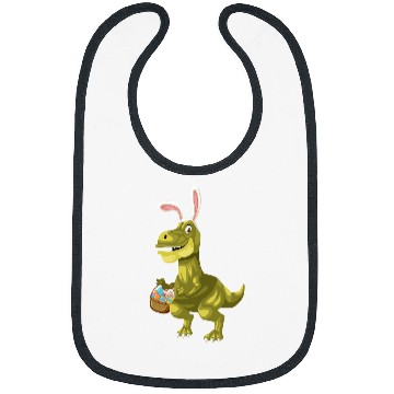 Discover Dinosaur Pet Easter Dinosaur Easter Bunny Dinosaur Easter Bunny TRex Bibs