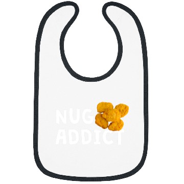 Discover Chicken Pet Nug Addict Funny Chicken Nuggets Bibs
