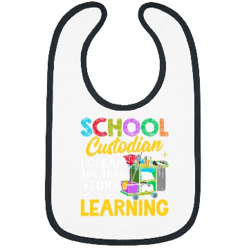 Discover School Custodian Clear Trail Learning Janitor Appreciation 21 Bibs