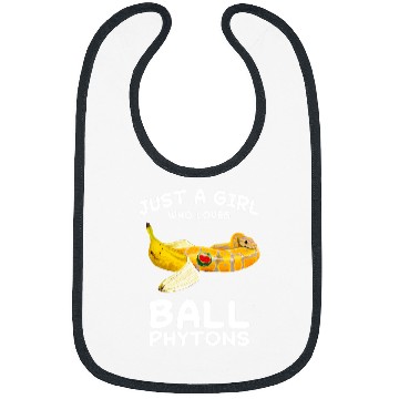 Discover Python Pet Just A Girl Who Loves Ball Python Snake Reptile Banana 1 Bibs
