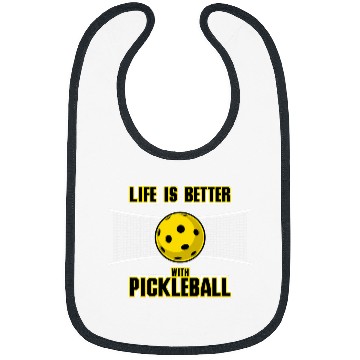 Discover Sport Pickleball Life With Pickleball Player Ball Sports Bibs
