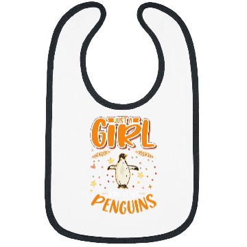 Discover Penguin Pet Just a girl who loves Penguins 07 Bibs