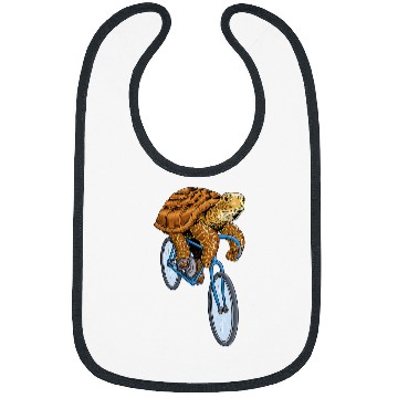 Discover Turtle Pet Bicycle Funny Cyclist Riding Biker Biking Bibs