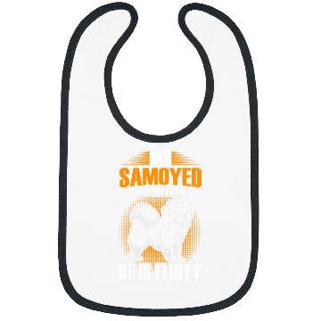 Discover Samoyed Pet is not fat Samoiedskaya Spitz Bibs