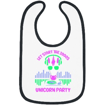 Discover Unicorn Pet Let start the 2000s unicorn party 2 Bibs