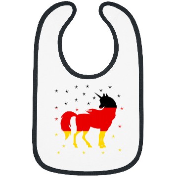 Discover Unicorn Pet German Germany Flag Bibs