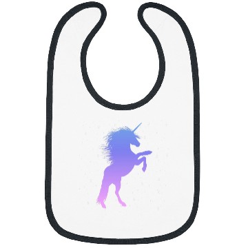 Discover Unicorn Pet Magic Horse Celestial Stars Starry Night Sky Graphic Bibs