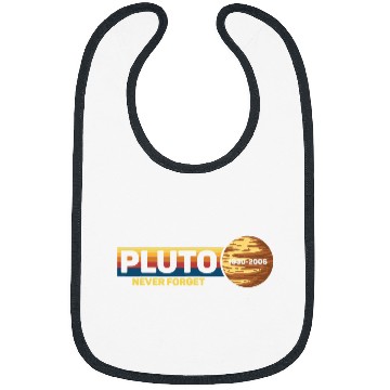 Discover Astronaut Job Pluto Never Forget Science Space Retro 1 Bibs