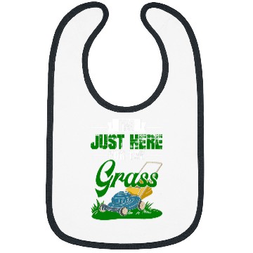 Discover Lawn Mower Fun Im Just Here For The Grass Gardening Lawn Mower Gardener Bibs