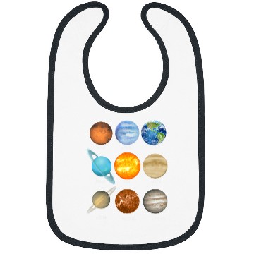 Discover Astronaut Job Outer Space Solar System Planets Sun Earth Bibs