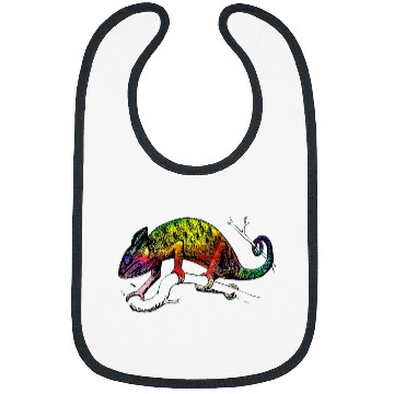 Discover Chameleon Pet Reptile Lizard 1 Bibs