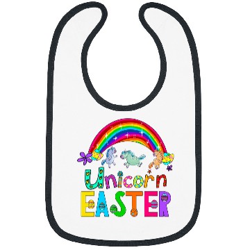 Discover Unicorn Pet Cute Family Unicorn Kids Easter Egg Hunt For Unicorn Lovers Bibs